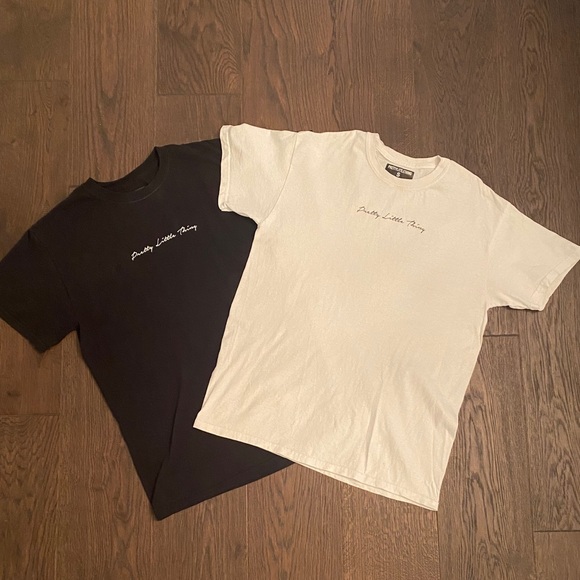 2 pack white & black PLT t-shirts - Picture 4 of 5